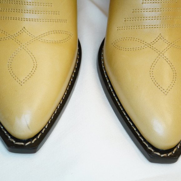 Isabel Marant Darizo Leather Ankle Boots, Beige, New in Box, Bag - Picture 2 of 9